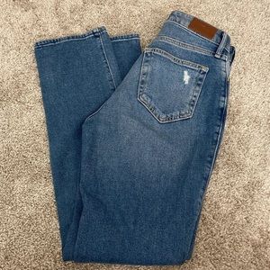 Hollister Ultra High Rise Stacked Vintage Straight